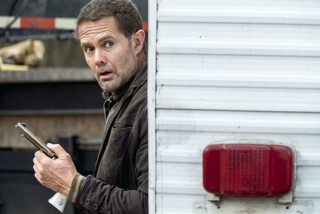 Garret Dillahunt as John - Fear the Walking Dead _ Season 4, Episode 1 - Photo Credit: Richard Foreman, Jr/AMC Garret Dillahunt as John - Fear the Walking Dead _ Season 4, Episode 1 - Photo Credit: Richard Foreman, Jr/AMC