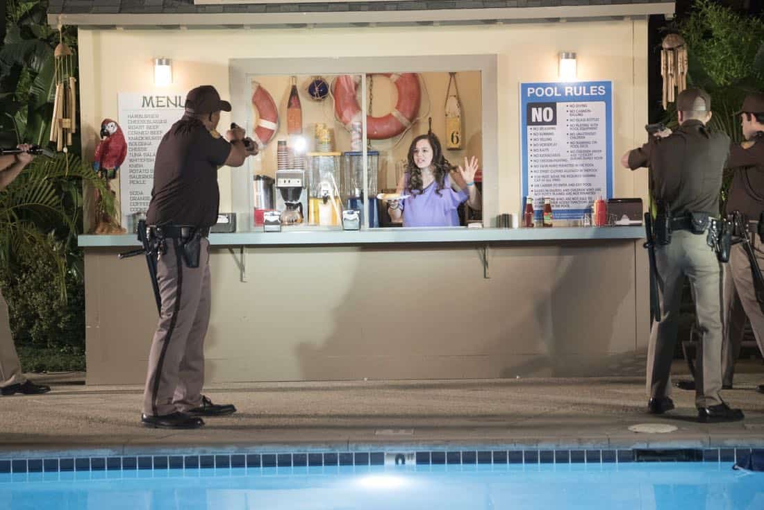 THE GOLDBERGS - "MTV Spring Break" - Hoping to get the true spring break experience, Erica and Barry visit Pops in Florida, yet it's nothing how they expected. Meanwhile, Adam tells the truth to Beverly and Murray but then gets a surprising reaction, on "The Goldbergs," WEDNESDAY, APRIL 4 (8:00-8:30 p.m. EDT), on The ABC Television Network. (ABC/Ron Tom) HAYLEY ORRANTIA