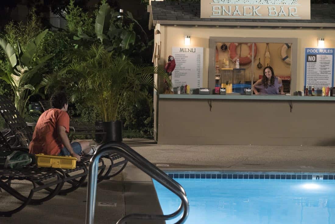 THE GOLDBERGS - "MTV Spring Break" - Hoping to get the true spring break experience, Erica and Barry visit Pops in Florida, yet it's nothing how they expected. Meanwhile, Adam tells the truth to Beverly and Murray but then gets a surprising reaction, on "The Goldbergs," WEDNESDAY, APRIL 4 (8:00-8:30 p.m. EDT), on The ABC Television Network. (ABC/Ron Tom) HAYLEY ORRANTIA