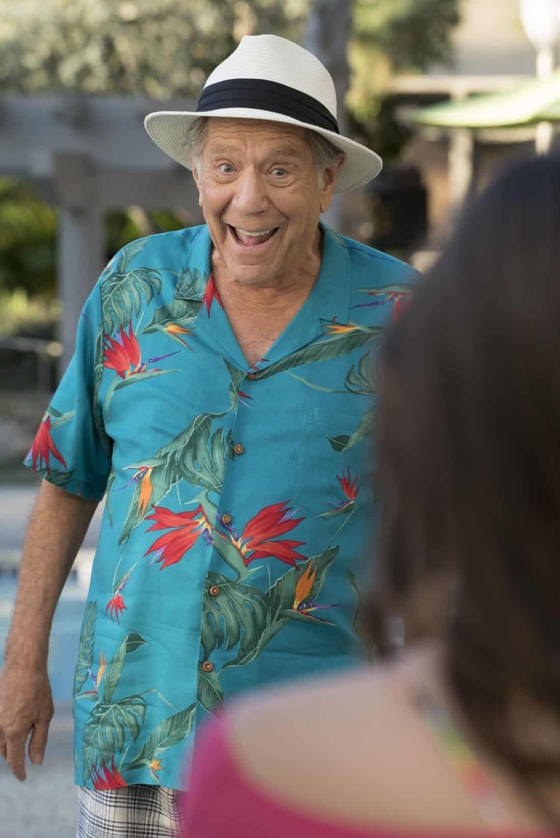 THE GOLDBERGS - "MTV Spring Break" - Hoping to get the true spring break experience, Erica and Barry visit Pops in Florida, yet it's nothing how they expected. Meanwhile, Adam tells the truth to Beverly and Murray but then gets a surprising reaction, on "The Goldbergs," WEDNESDAY, APRIL 4 (8:00-8:30 p.m. EDT), on The ABC Television Network. (ABC/Ron Tom) GEORGE SEGAL