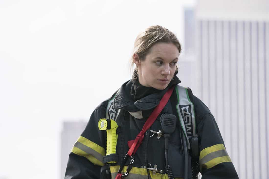 STATION 19 - "Contain the Flame" - Upon the arrival of Batallion Chief Frankel, Jack begins his first shift as co-captain and continues to butt heads with Andy on leadership styles. Captain Pruitt has a difficult time following doctor's orders and winds up back at the station to take on administrative duties. Meanwhile, the rest of the team at Station 19 responds to an attic fire at JJ's apartment building and a call to a pool house party, on "Station 19," THURSDAY, MARCH 29 (9:00-10:00 p.m. EDT), on The ABC Television Network. (ABC/Mitch Haaseth) DANIELLE SAVRE