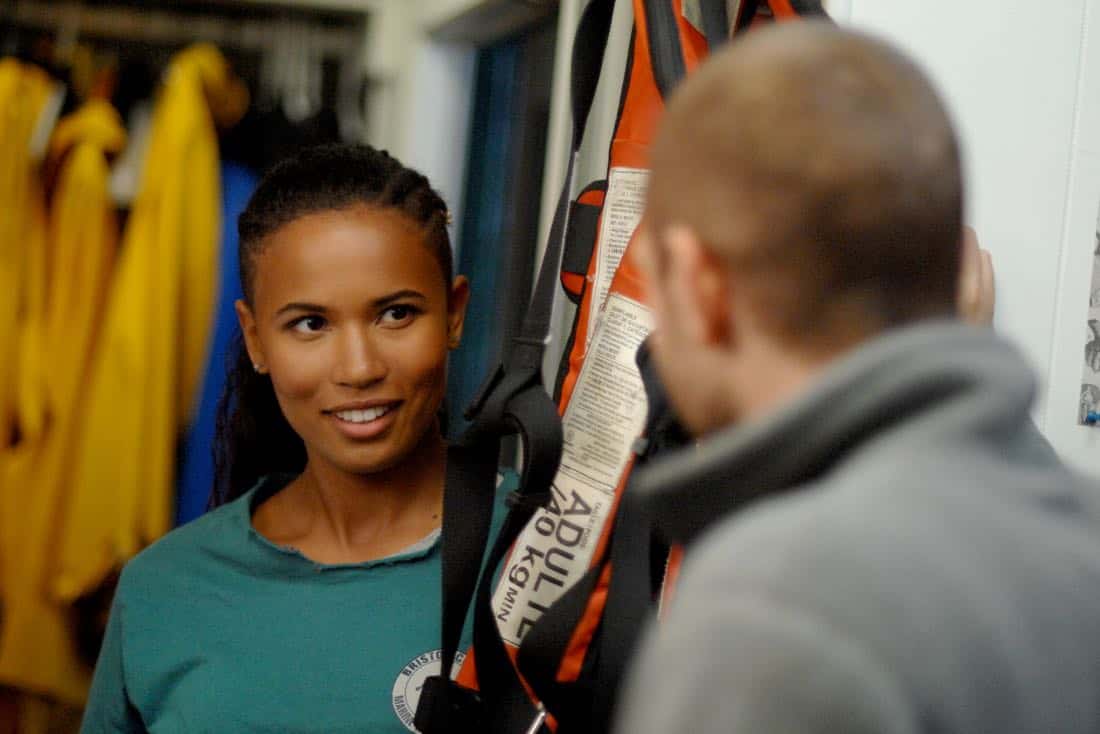 SIREN - "Pilot" - The coastal town of Bristol Cove, once known for being home to mermaids, is turned upside down with the arrival of a mysterious girl. This series premiere of "Siren" airs Thursday, March 29 (8:00-9:01 p.m. EDT) on Freeform. (Freeform/Sergei Bachlakov) FOLA EVANS-AKINGBOLA
