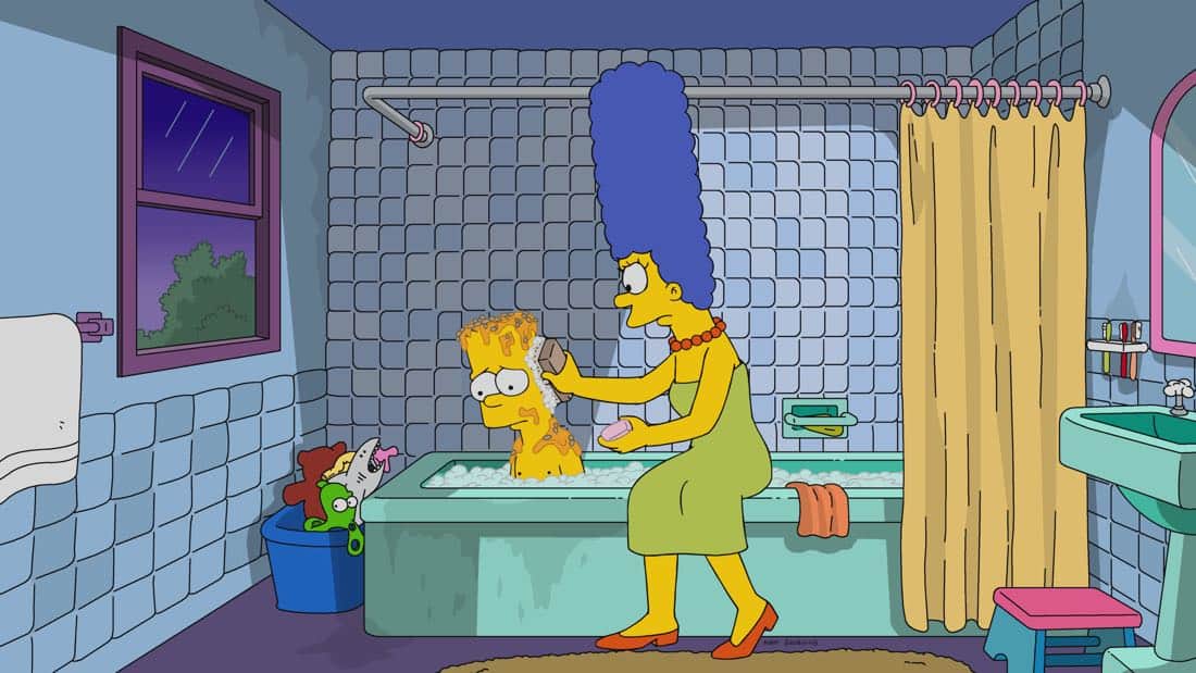 THE SIMPSONS: Bart goes to prankster rehab after a clown-mask prank terrifies the town and destroys Krusty’s career. A tortured Krusty then tries his hand at serious drama with a regional theater company in the all-new “Fears of a Clown” episode of THE SIMPSONS airing Sunday, April 1 (8:00-8:30 PM ET/PT) on FOX. THE SIMPSONS ™ and © 2017 TCFFC ALL RIGHTS RESERVED.