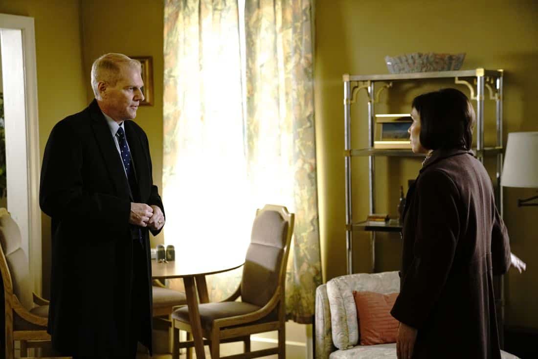 THE AMERICANS -- "Tchaikovsky" -- Season 6, Episode 2 (Airs Wednesday, April 4, 10:00 pm/ep) -- Pictured: (l-r) Noah Emmerich as Stan Beeman, Darya Ekamasova as Sofia. CR: Patrick Harbron/FX