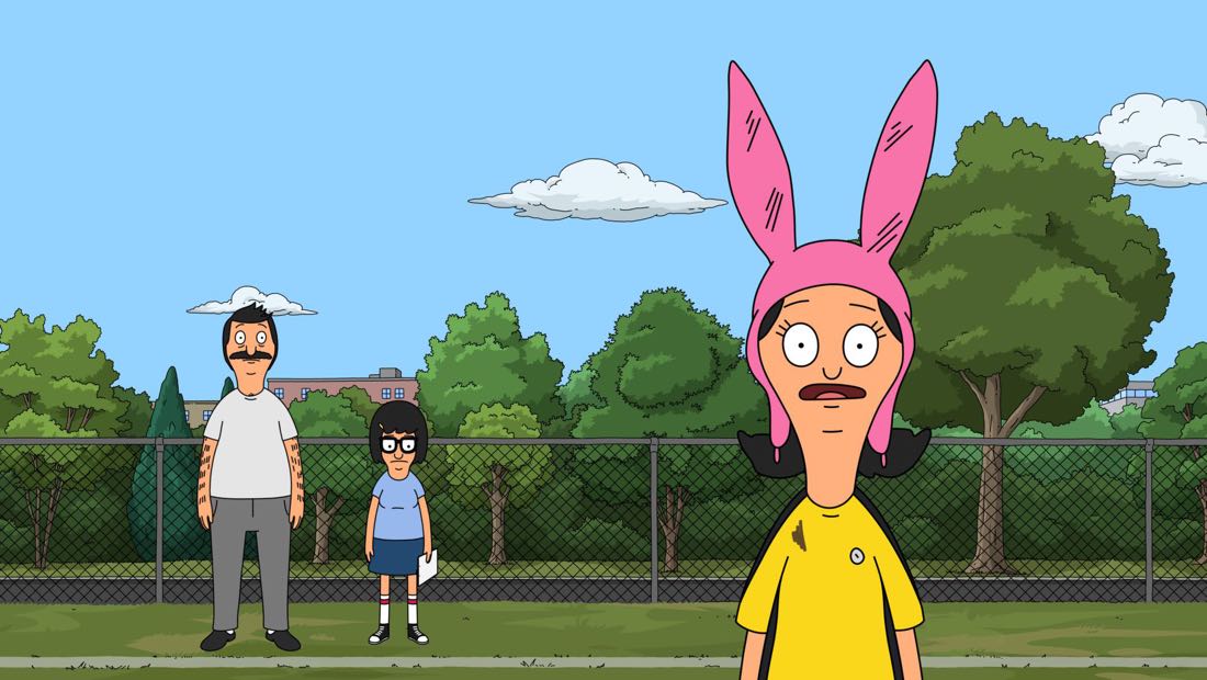 BOB'S BURGERS: After forgetting that they signed up Louise for a soccer league, the Belchers must help her prepare for her season's last game in the “The Hurt Soccer" episode of BOB’S BURGERS airing Sunday, Apr. 1 (7:30-8:00PM ET/PT) on FOX. BOB'S BURGERS ™ and © 2018 TCFFC ALL RIGHTS RESERVED. CR: FOX BOB'S BURGERS: After forgetting that they signed up Louise for a soccer league, the Belchers must help her prepare for her season's last game in the “The Hurt Soccer" episode of BOB’S BURGERS airing Sunday, Apr. 1 (7:30-8:00PM ET/PT) on FOX. BOB'S BURGERS ™ and © 2018 TCFFC ALL RIGHTS RESERVED. CR: FOX