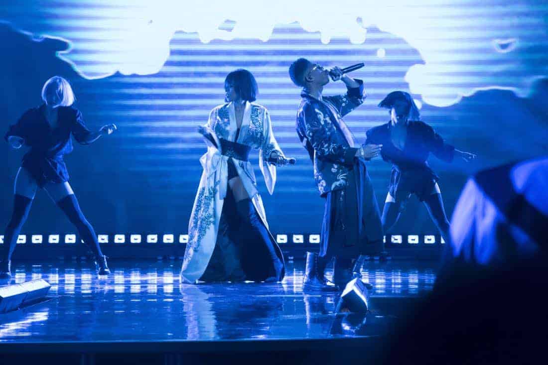 EMPIRE: Pictured L-R: Serayah and Bryshere Gray in the "Without Apology" episode of EMPIRE airing Wednesday, April 4, (8:00-9:00 PM ET/PT) on FOX. ©2018 Fox Broadcasting Co. CR: Chuck Hodes/FOX