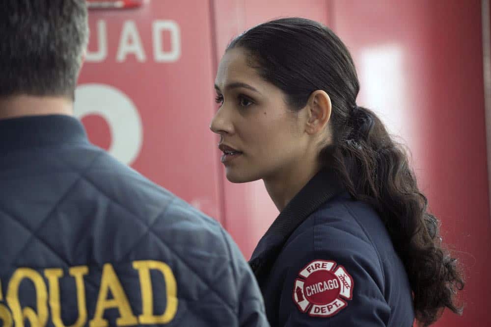 CHICAGO FIRE -- "Put White On Me" Episode 617 -- Pictured: Miranda Rae Mayo as Stella Kidd -- (Photo by: Elizabeth Morris/NBC)