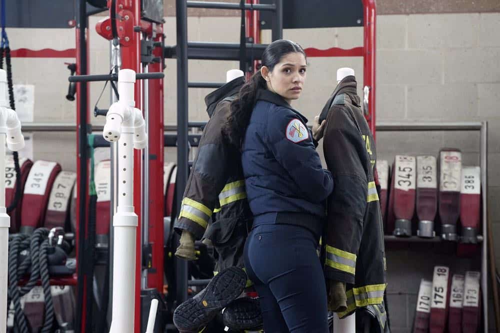 CHICAGO FIRE -- "Put White On Me" Episode 617 -- Pictured: Miranda Rae Mayo as Stella Kidd -- (Photo by: Elizabeth Morris/NBC)