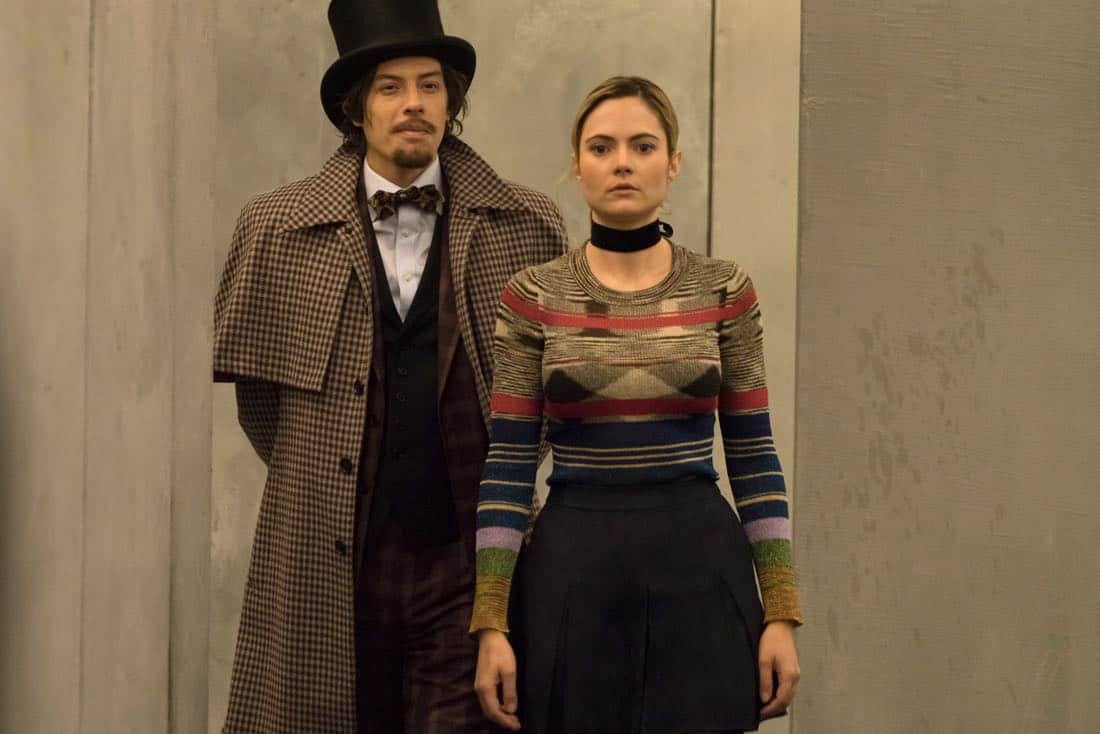 GOTHAM: L-R: Guest star Benedict Samuel and guest star XXX in the "A Dark Knight: Mandatory Brunch Meeting" episode of GOTHAM airing Thursday, April 5 (8:00-9:00 PM ET/PT) on FOX. ©2018 Fox Broadcasting Co. Cr: FOX