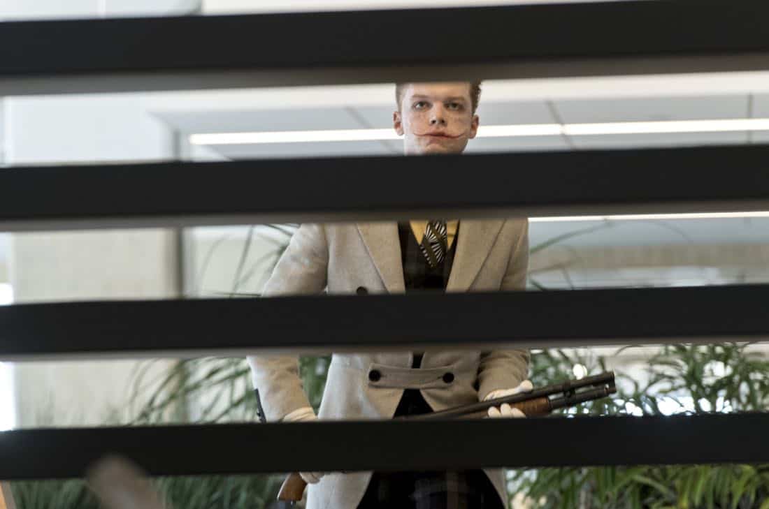 GOTHAM: Guest star Cameron Monaghan in the "A Dark Knight: Mandatory Brunch Meeting" episode of GOTHAM airing Thursday, April 5 (8:00-9:00 PM ET/PT) on FOX. ©2018 Fox Broadcasting Co. Cr: FOX