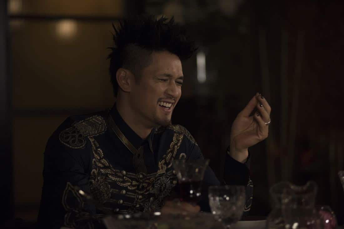 SHADOWHUNTERS - "What Lies Beneath" - The Shadowhunters try to track down the new imposing threat, while Jace has a suspicion that Jonathan is back and behind the mundane attacks. Simon tries to figure out what The Seelie Queen did to him during his time in the glade. Alec decides to host a Lightwood family dinner at Magnus’ house after a surprising visit from Maryse. This episode of "Shadowhunters" airs Tuesday, April 3 (8:00 - 9:00 p.m. EDT) on Freeform. (Freeform/John Medland) HARRY SHUM JR.