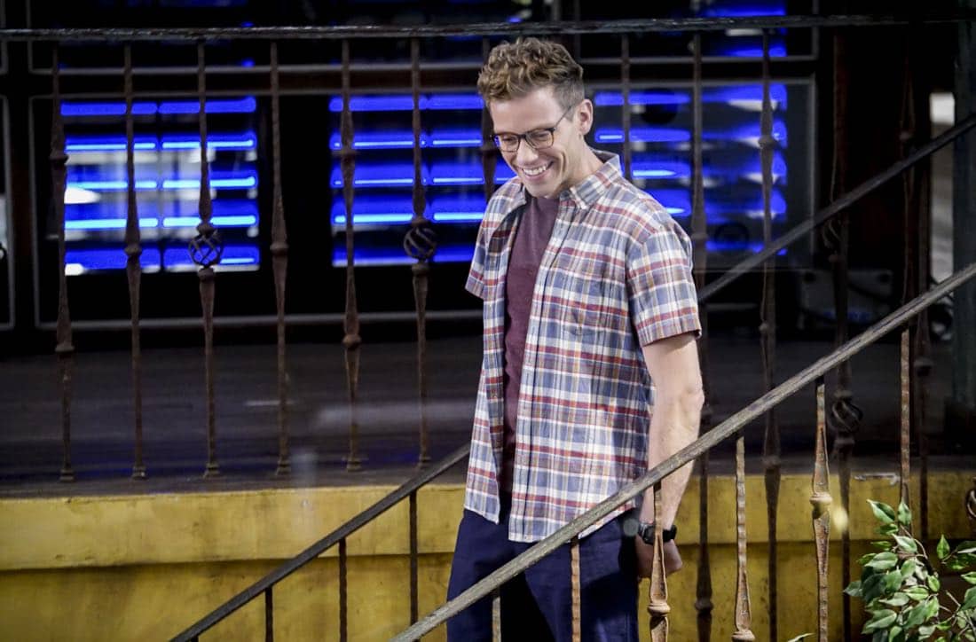 "Vendetta" - Pictured: Barrett Foa (Tech Operator Eric Beale). Callen and Sam join forces with Anna Kolcheck (Bar Paly) and the Bureau of Alcohol, Tobacco and Firearms (ATF), when Arkady Kolcheck (Vyto Ruginis) warns NCIS that a notorious international weapons dealer has returned to the states. Also, the case requires Eric to go undercover as a bank IT technician, on NCIS: LOS ANGELES, Sunday, April 8 (9:00-10:00 PM, ET/PT) on the CBS Television Network. Photo: Monty Brinton/CBS é2018 CBS Broadcasting, Inc. All Rights Reserved.