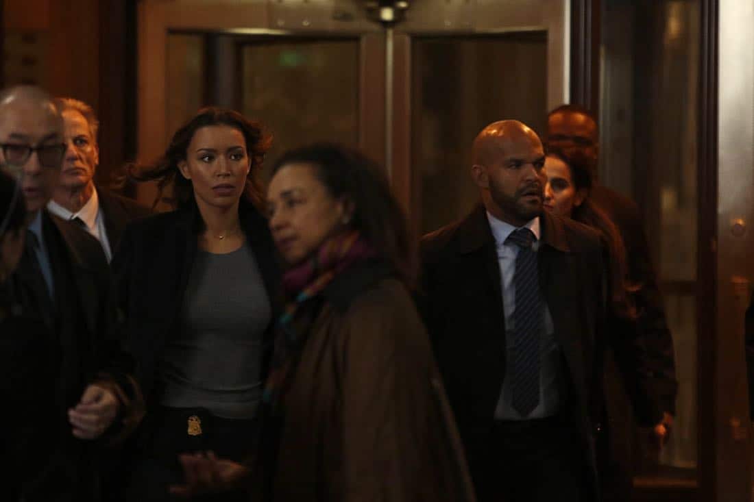 DECEPTION - "Masking" - When a church's stained glass window is stolen while a famous - yet elusive - street artist is painting a mural nearby, Cam and the team's investigation leads them to the criminal - and an unlikely accomplice - on ABC's "Deception," airing SUNDAY, APRIL 8 (10:01-11:00 p.m. EDT), on The ABC Television Network. (ABC/Giovanni Rufino) ILFENESH HADERA, AMAURY NOLASCO