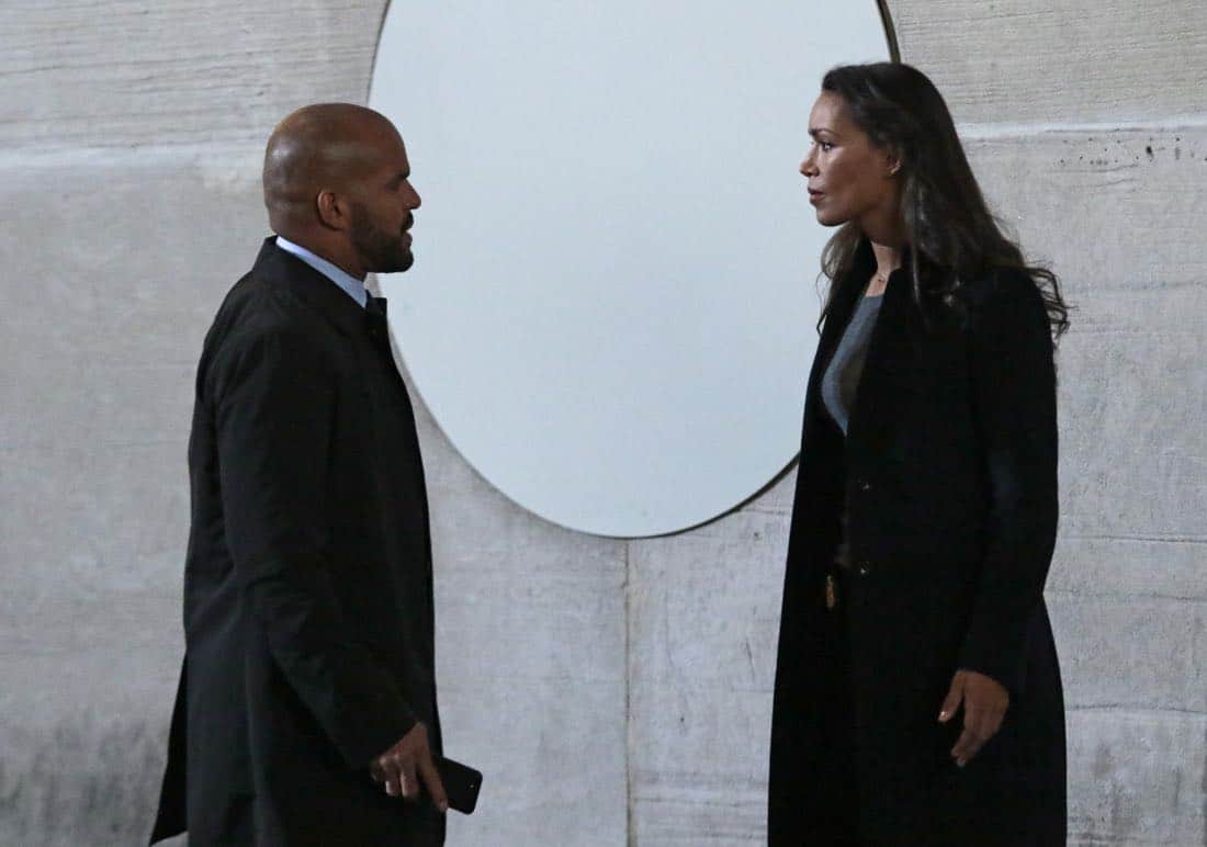 DECEPTION - "Masking" - When a church's stained glass window is stolen while a famous - yet elusive - street artist is painting a mural nearby, Cam and the team's investigation leads them to the criminal - and an unlikely accomplice - on ABC's "Deception," airing SUNDAY, APRIL 8 (10:01-11:00 p.m. EDT), on The ABC Television Network. (ABC/Giovanni Rufino) AMAURY NOLASCO, ILFENESH HADERA