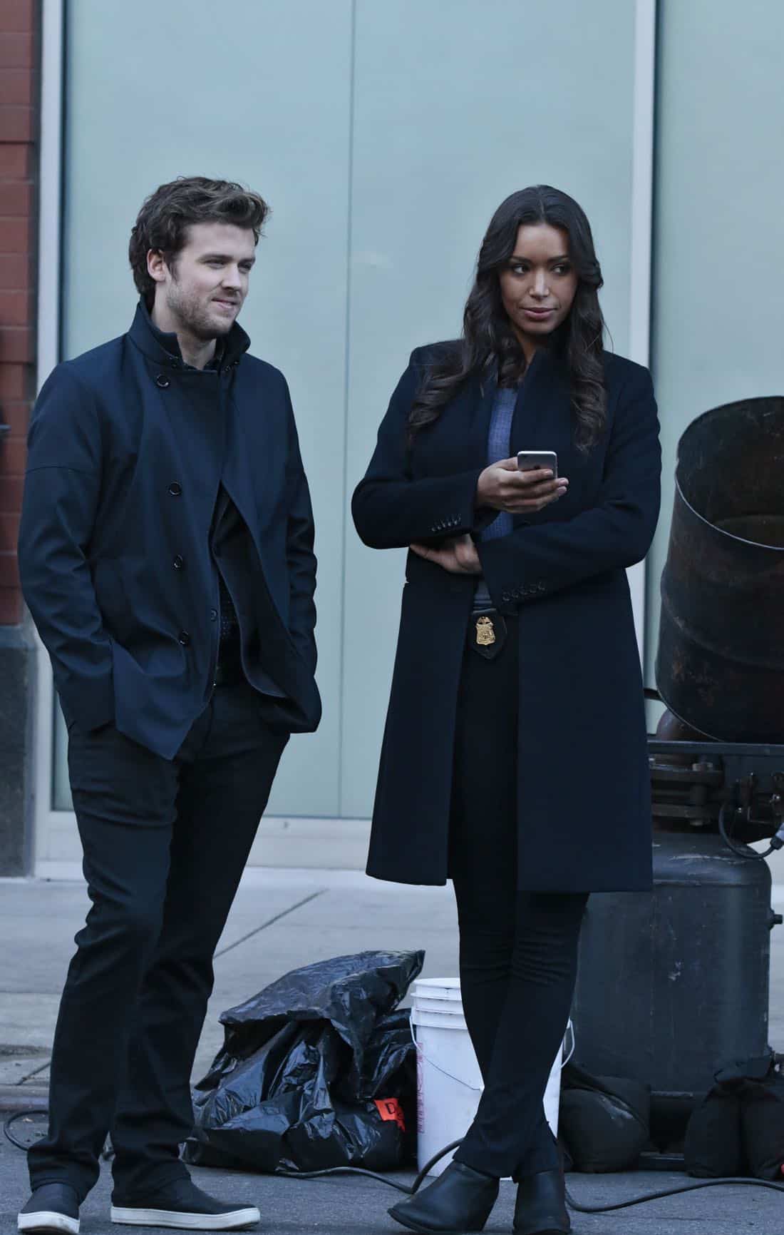 DECEPTION - "Masking" - When a church's stained glass window is stolen while a famous - yet elusive - street artist is painting a mural nearby, Cam and the team's investigation leads them to the criminal - and an unlikely accomplice - on ABC's "Deception," airing SUNDAY, APRIL 8 (10:01-11:00 p.m. EDT), on The ABC Television Network. (ABC/Giovanni Rufino) JACK CUTMORE-SCOTT, ILFENESH HADERA