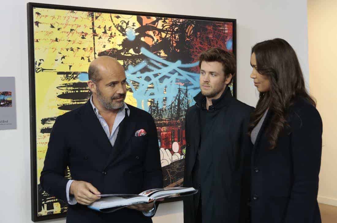 DECEPTION - "Masking" - When a church's stained glass window is stolen while a famous - yet elusive - street artist is painting a mural nearby, Cam and the team's investigation leads them to the criminal - and an unlikely accomplice - on ABC's "Deception," airing SUNDAY, APRIL 8 (10:01-11:00 p.m. EDT), on The ABC Television Network. (ABC/Giovanni Rufino) BILLY ZANE, JACK CUTMORE-SCOTT, ILFENESH HADERA