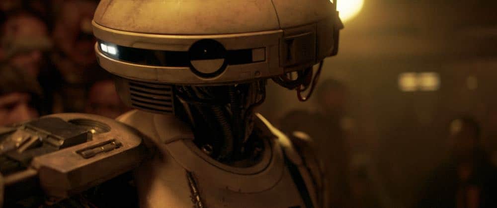 Phoebe Waller-Bridge is L3-37 in SOLO: A STAR WARS STORY.