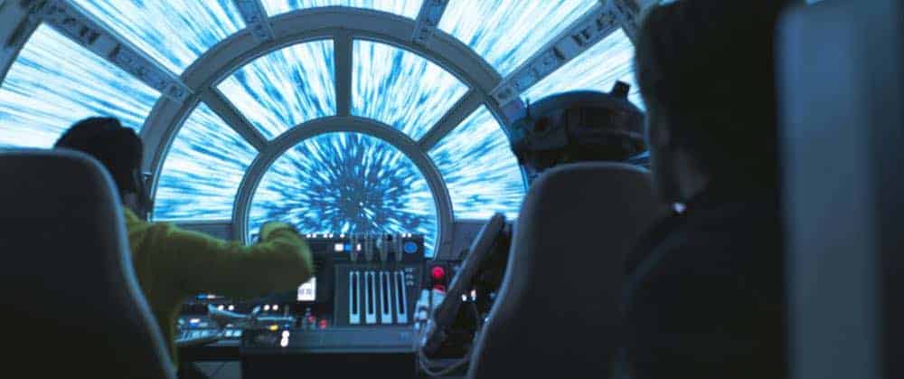 Donald Glover is Lando Calrissian and Phoebe Waller-Bridge is L3-37 in SOLO: A STAR WARS STORY.