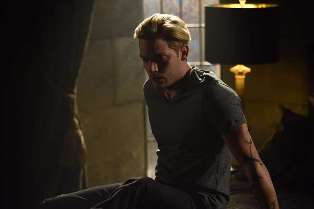 SHADOWHUNTERS - "Thy Soul Instructed" - Jace’s concerns grow about his mental state and turns to Luke for information on his family’s past. Clary and Izzy go after a rogue vampire and Simon hunts for a new apartment. This episode of "Shadowhunters" airs Tuesday, April 10 (8:00 - 9:00 p.m. EDT) on Freeform. (Freeform/John Medland) DOMINIC SHERWOOD