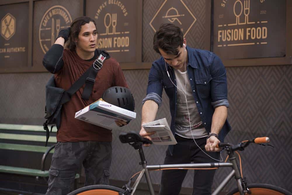 SHADOWHUNTERS - "Thy Soul Instructed" - Jace’s concerns grow about his mental state and turns to Luke for information on his family’s past. Clary and Izzy go after a rogue vampire and Simon hunts for a new apartment. This episode of "Shadowhunters" airs Tuesday, April 10 (8:00 - 9:00 p.m. EDT) on Freeform. (Freeform/John Medland) CHAI HANSEN, ALBERTO ROSENDE