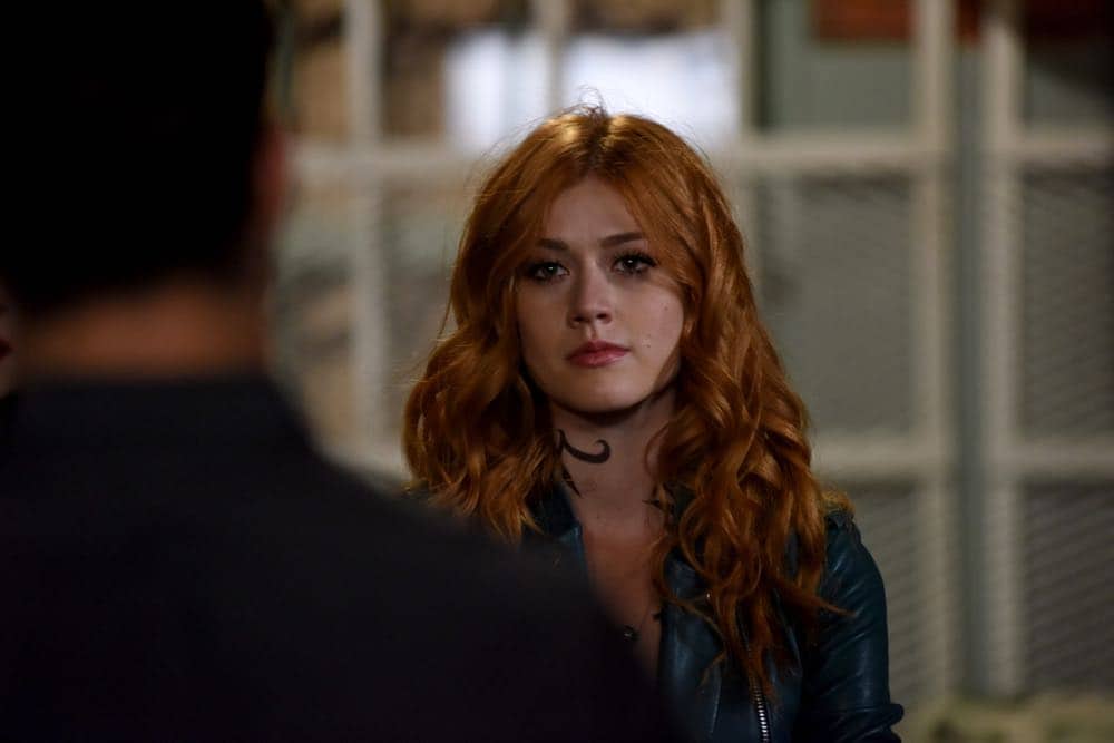 SHADOWHUNTERS - "Thy Soul Instructed" - Jace’s concerns grow about his mental state and turns to Luke for information on his family’s past. Clary and Izzy go after a rogue vampire and Simon hunts for a new apartment. This episode of "Shadowhunters" airs Tuesday, April 10 (8:00 - 9:00 p.m. EDT) on Freeform. (Freeform/John Medland) KATHERINE MCNAMARA