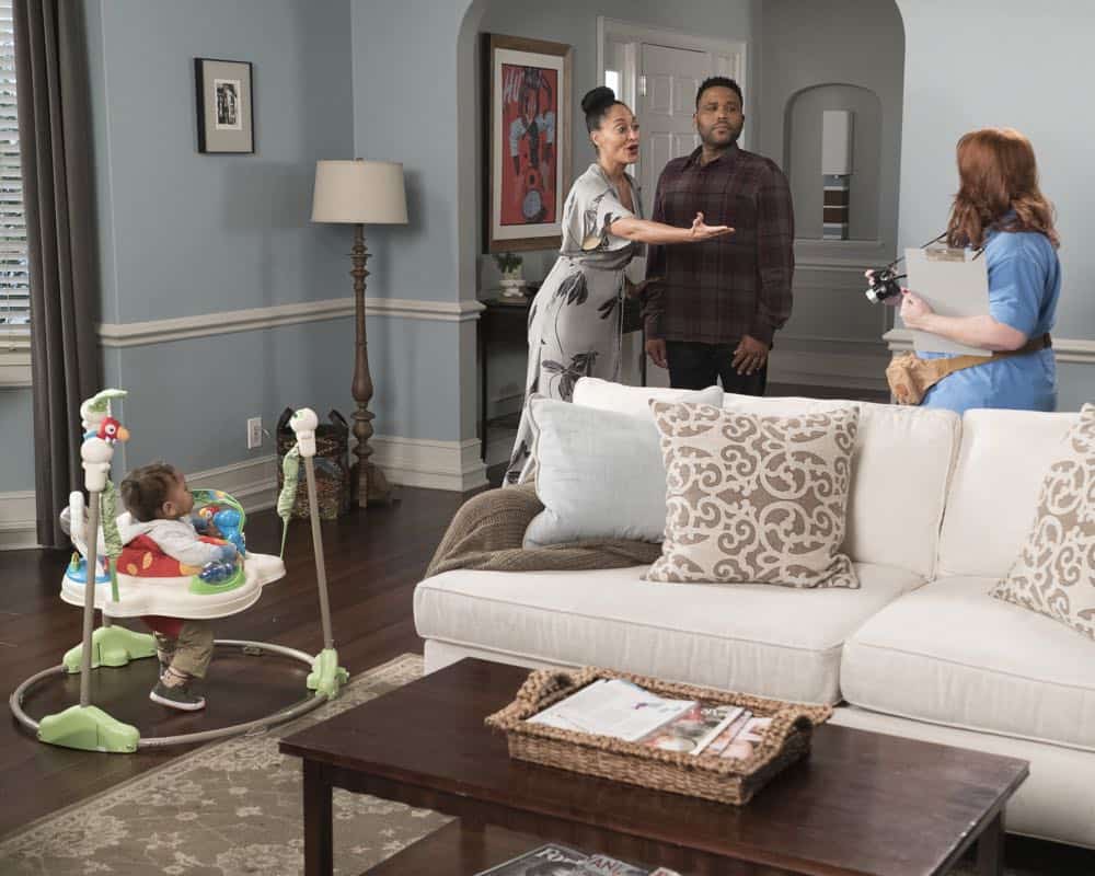 BLACK-ISH - "Dog Eat Dog World" - The family is divided over the idea of getting a dog after Dre and Bow promise Jack they can get one after he gets Straight A's - and he does! Meanwhile, Bow's brother Johan is in town and he doesn't get the warm welcome he expects from Ruby, on "black-ish," TUESDAY, APRIL 10 (9:00-9:30 p.m. EDT), on The ABC Television Network. (ABC/Eric McCandless) AUGUST AND BERLIN GROSS, TRACEE ELLIS ROSS, ANTHONY ANDERSON, DANA POWELL