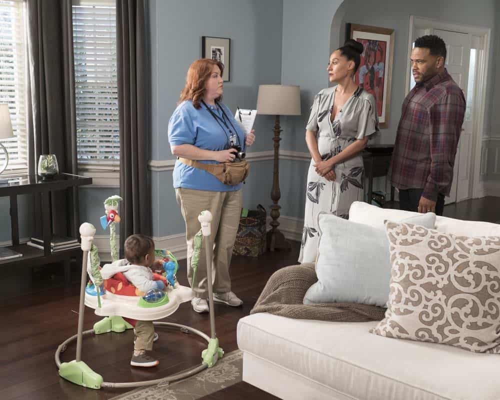 BLACK-ISH - "Dog Eat Dog World" - The family is divided over the idea of getting a dog after Dre and Bow promise Jack they can get one after he gets Straight A's - and he does! Meanwhile, Bow's brother Johan is in town and he doesn't get the warm welcome he expects from Ruby, on "black-ish," TUESDAY, APRIL 10 (9:00-9:30 p.m. EDT), on The ABC Television Network. (ABC/Eric McCandless) AUGUST AND BERLIN GROSS, DANA POWELL, TRACEE ELLIS ROSS, ANTHONY ANDERSON