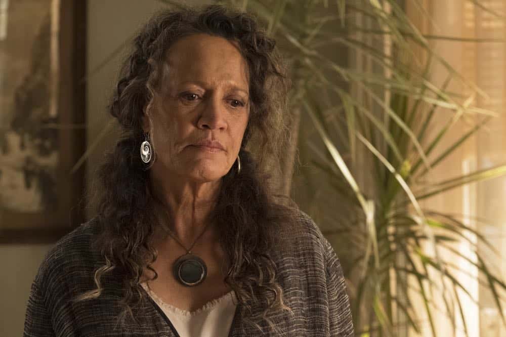 SIREN - "On The Road" - When the military facility goes on high alert, Chris manages to escape, but he’s not the only one who gets out. This episode of "On The Road" airs Thursday, April 12 (8:00 - 9:01 p.m. EDT) on Freeform. (Freeform/Jeff Weddell) RENA OWEN