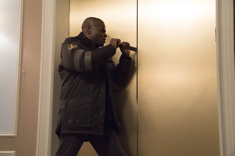 THE BLACKLIST -- "Zarak Mosadek (#23)" Episode 518 -- Pictured: Hisham Tawfiq as Dembe Zuma -- (Photo by: Virginia Sherwood/NBC)