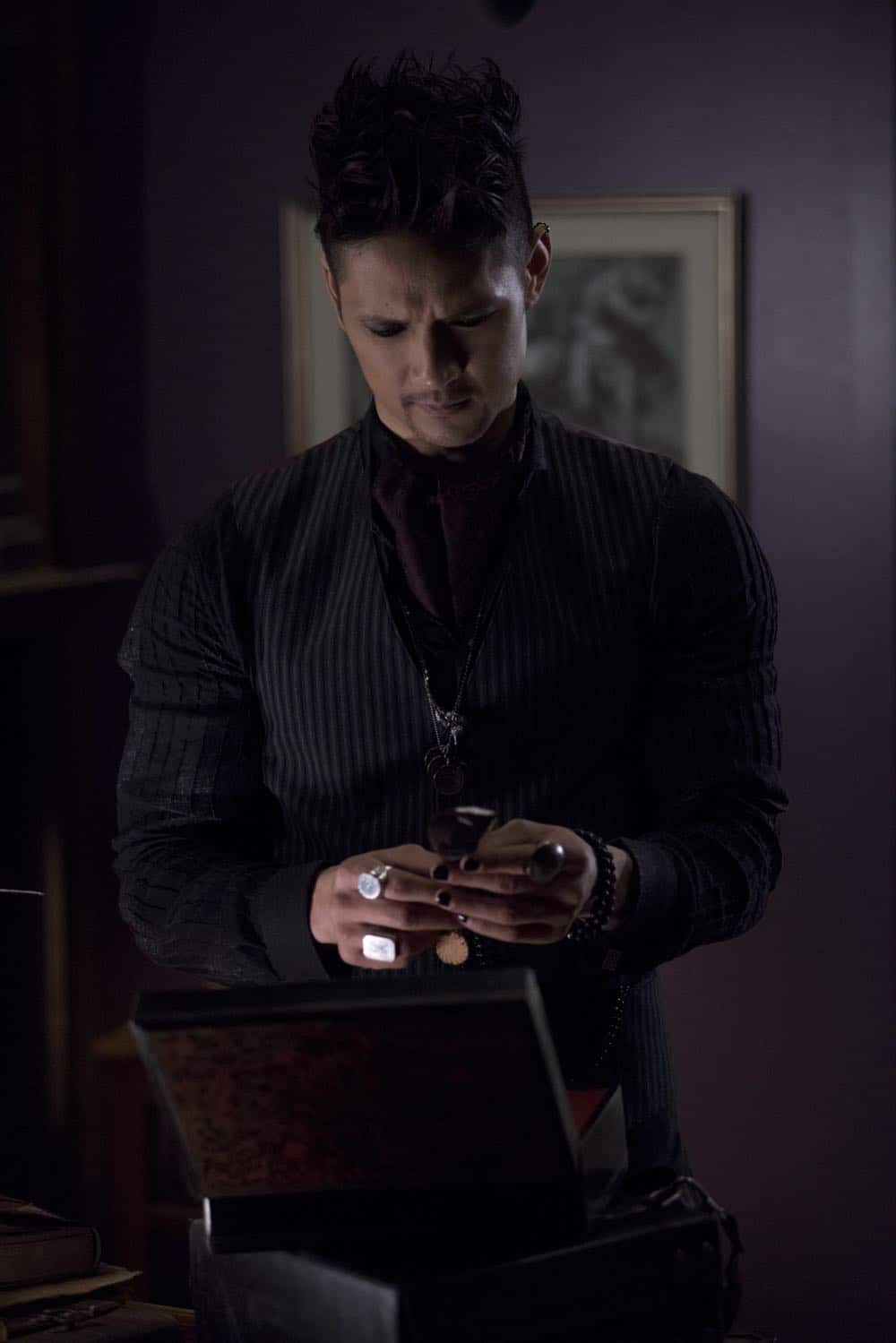 SHADOWHUNTERS - "Stronger Than Heaven" - Someone is out to get Simon and Jace is on the hunt to find out who it is, meanwhile Clary turns to Luke to find a way to help Jace. Alec worries about the future of his relationship after learning more about Magnus’ romantic past. This episode of "Shadowhunters" airs Tuesday, April (8:00 - 9:00 p.m. EDT) on Freeform. (Freeform/John Medland) HARRY SHUM JR.