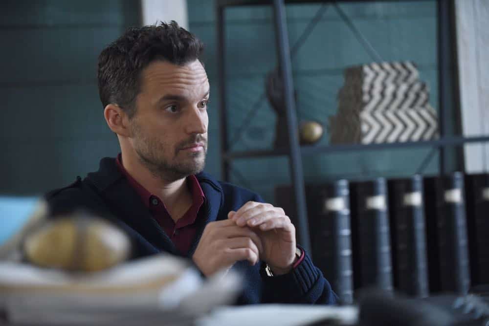 NEW GIRL: Jake Johnson in the "Tuesday Meeting" episode of NEW GIRL airing Tuesday, April 17 (9:30-10:00 PM ET/PT) on FOX. ©2018 Fox Broadcasting Co. Cr: Ray Mickshaw/FOX