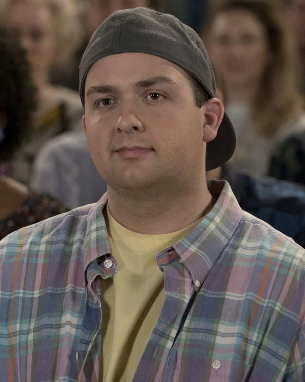THE GOLDBERGS - "Flashy Little Flashdancer" - After seeing "Flashdance," Beverly decides to take up dance with the Frentas and is dejected when the family doesn't support her after telling them she is going to be in a recital. Meanwhile, when Emmy starts dating a cool guy, Adam thinks their friendship is in jeopardy, so he sets out to be cooler which backfires, on "The Goldbergs," WEDNESDAY, APRIL 11 (8:00-8:30 p.m. EDT), on The ABC Television Network. (ABC/Byron Cohen) NOAH MUNCK