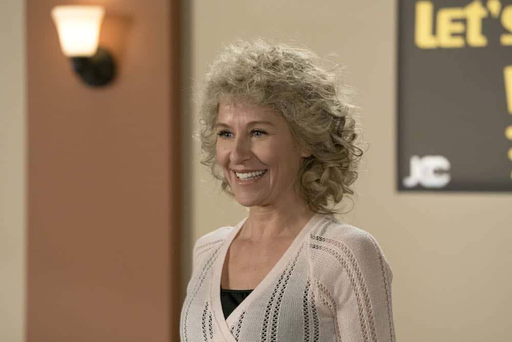 THE GOLDBERGS - "Flashy Little Flashdancer" - After seeing "Flashdance," Beverly decides to take up dance with the Frentas and is dejected when the family doesn't support her after telling them she is going to be in a recital. Meanwhile, when Emmy starts dating a cool guy, Adam thinks their friendship is in jeopardy, so he sets out to be cooler which backfires, on "The Goldbergs," WEDNESDAY, APRIL 11 (8:00-8:30 p.m. EDT), on The ABC Television Network. (ABC/Byron Cohen) POPPIE HARRIS
