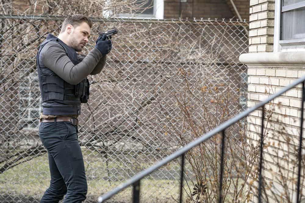 CHICAGO P.D. -- "Payback" Episode 519 -- Pictured: Patrick John Flueger as Adam Ruzek -- (Photo by: Matt Dinerstein/NBC)