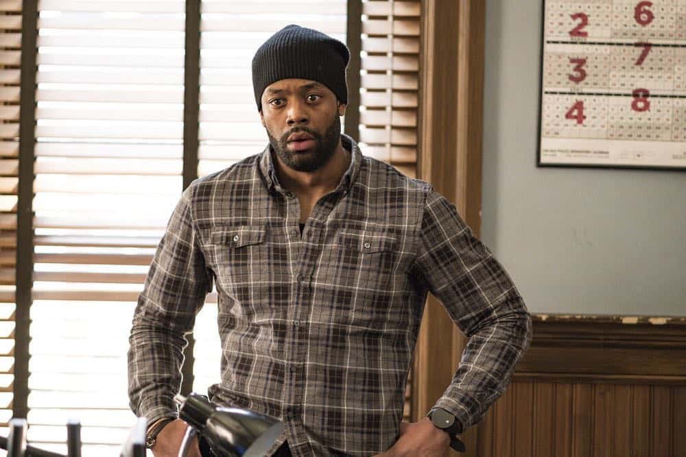CHICAGO P.D. -- "Payback" Episode 519 -- Pictured: LaRoyce Hawkins as Kevin Atwater -- (Photo by: Matt Dinerstein/NBC)