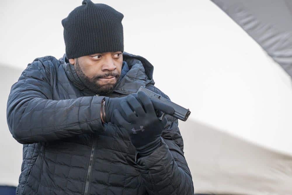 CHICAGO P.D. -- "Payback" Episode 519 -- Pictured: LaRoyce Hawkins as Kevin Atwater -- (Photo by: Matt Dinerstein/NBC)