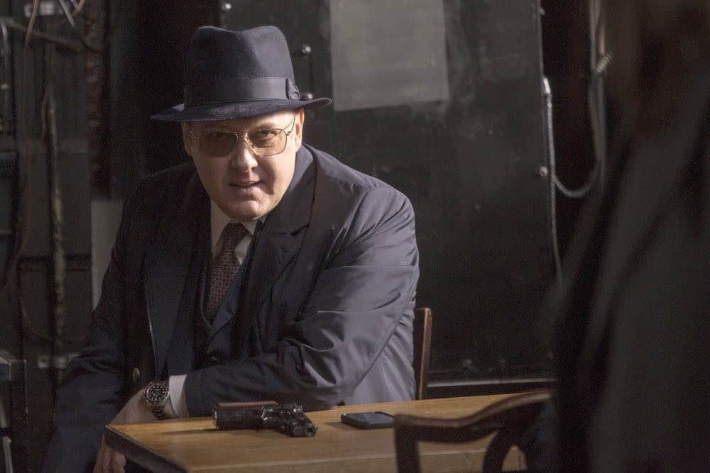 THE BLACKLIST -- "Ian Garvey (#13): Conclusion" Episode 519 -- Pictured: James Spader as Raymond "Red" Reddington -- (Photo by: Eric Leibowitz/NBC)