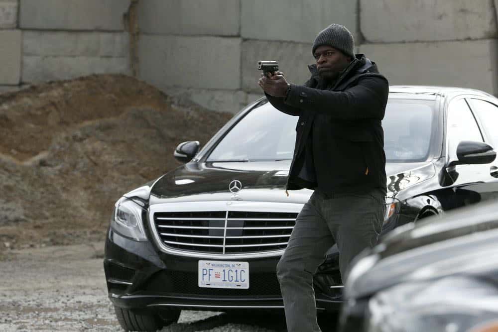 THE BLACKLIST -- "Ian Garvey (#13): Conclusion" Episode 519 -- Pictured: Hisham Tawfiq as Dembe Zuma -- (Photo by: Will Hart/NBC)