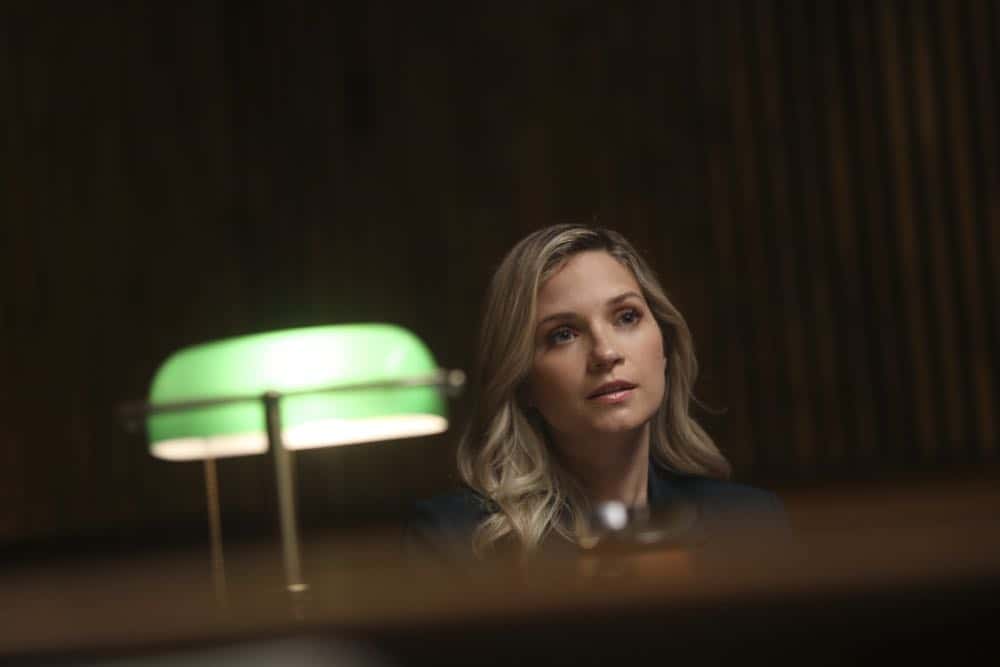 "Risk Management" -- Danny and Baez race to find a missing girl who will die within 72 hours without her heart medication. Also, Jamie and Eddie are on the wrong side of an investigation after engaging in a car chase, Frank, Garrett and Gormley investigate the rise in the settlement of lawsuits against cops, and Sean wins an essay contest and receives a medal from former New York City Mayor David Dinkins, on BLUE BLOODS, Friday, April 13 (10:00-11:00 PM, ET/PT) on the CBS Television Network. Pictured: Vanessa Ray Photo: Craig Blankenhorn/CBS é2018CBS Broadcasting Inc. All Rights Reserved.