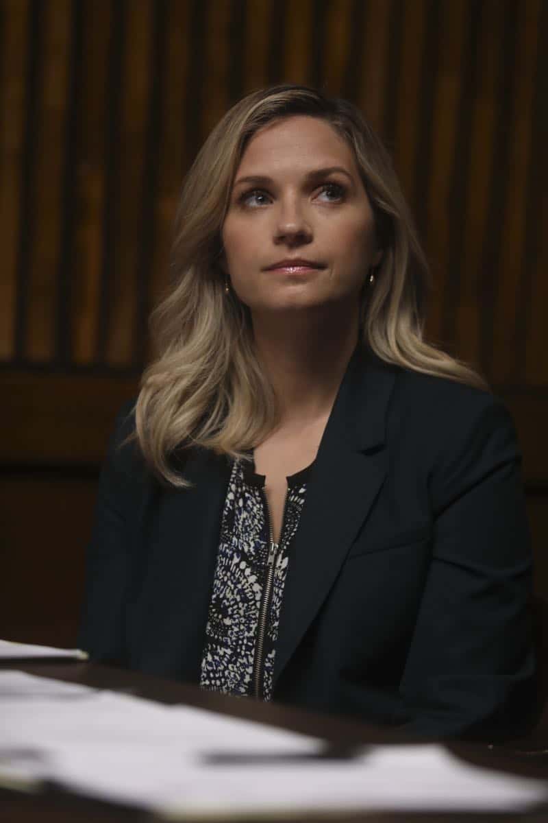 "Risk Management" -- Danny and Baez race to find a missing girl who will die within 72 hours without her heart medication. Also, Jamie and Eddie are on the wrong side of an investigation after engaging in a car chase, Frank, Garrett and Gormley investigate the rise in the settlement of lawsuits against cops, and Sean wins an essay contest and receives a medal from former New York City Mayor David Dinkins, on BLUE BLOODS, Friday, April 13 (10:00-11:00 PM, ET/PT) on the CBS Television Network. Pictured: Vanessa Ray Photo: Craig Blankenhorn/CBS é2018CBS Broadcasting Inc. All Rights Reserved.