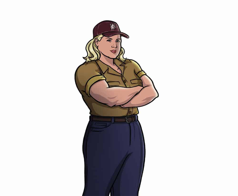 ARCHER -- Pictured: Pam Poovey (voice of Amber Nash). CR: FXX ARCHER -- Pictured: Pam Poovey (voice of Amber Nash). CR: FXX
