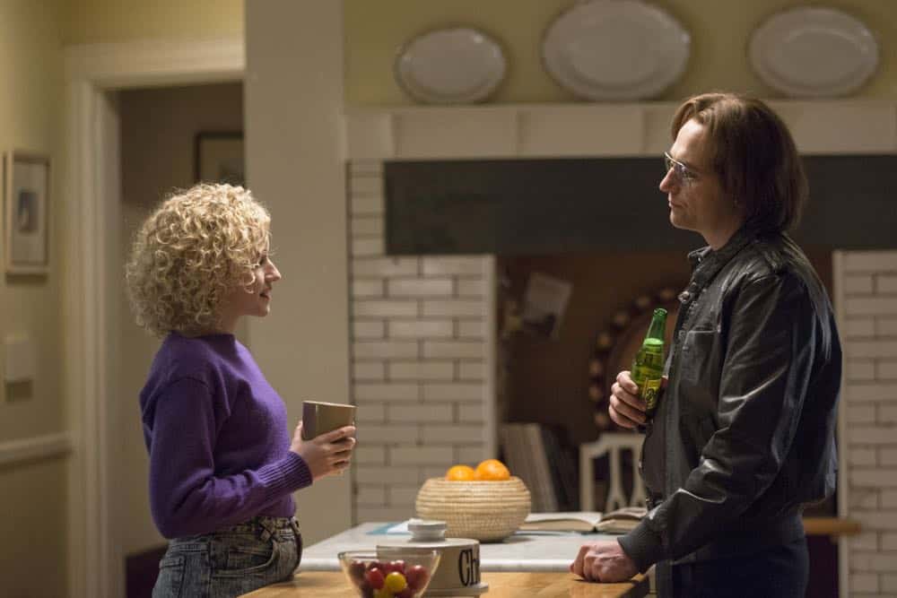 THE AMERICANS -- "Mr. and Mrs. Teacup" -- Season 6, Episode 4 (Airs Wednesday, April 18, 10:00 pm/ep) -- Pictured: (l-r) Julia Garner as Kimmy, Matthew Rhys as Philip Jennings. CR: Eric Liebowitz/FX THE AMERICANS -- "Mr. and Mrs. Teacup" -- Season 6, Episode 4 (Airs Wednesday, April 18, 10:00 pm/ep) -- Pictured: (l-r) Julia Garner as Kimmy, Matthew Rhys as Philip Jennings. CR: Eric Liebowitz/FX