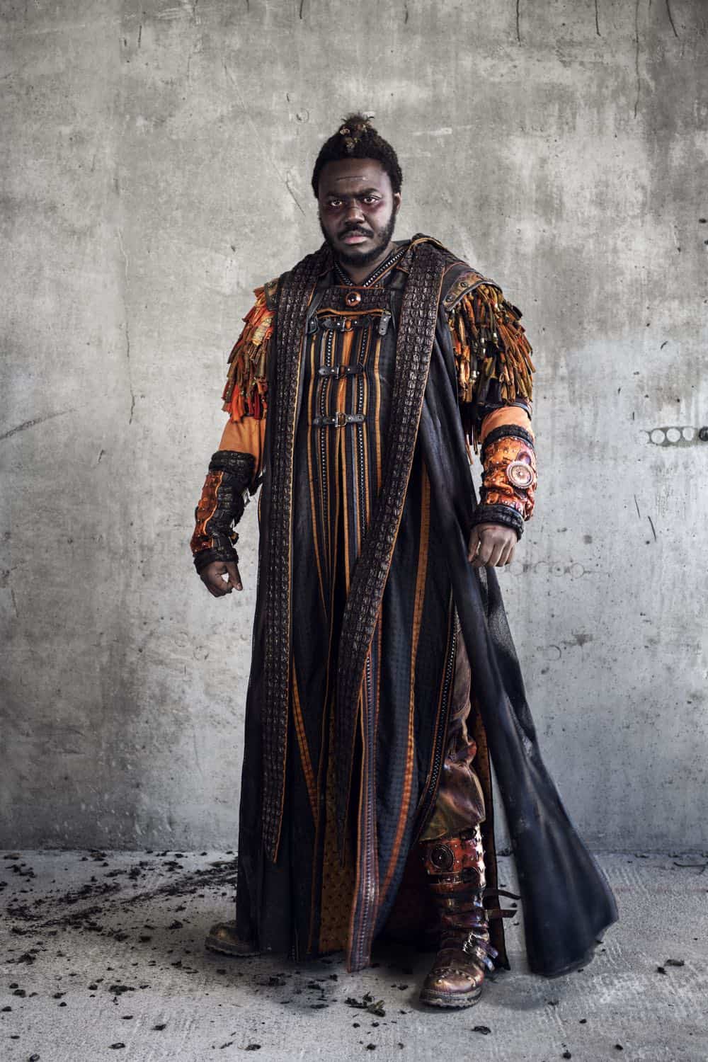 Babou Ceesay as Pilgrim - Into the Badlands _ Season 3, Gallery - Photo Credit: Alan Clarke/AMC Babou Ceesay as Pilgrim - Into the Badlands _ Season 3, Gallery - Photo Credit: Alan Clarke/AMC