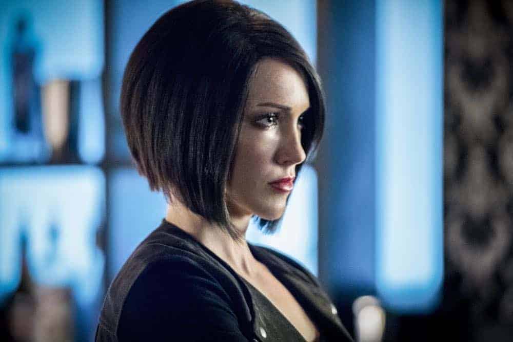 Arrow -- "The Dragon" -- Image Number: AR619a_0136.jpg -- Pictured: Katie Cassidy as Laurel/Black Siren -- Photo: Dean Buscher/The CW -- é 2018 The CW Network, LLC. All rights reserved.