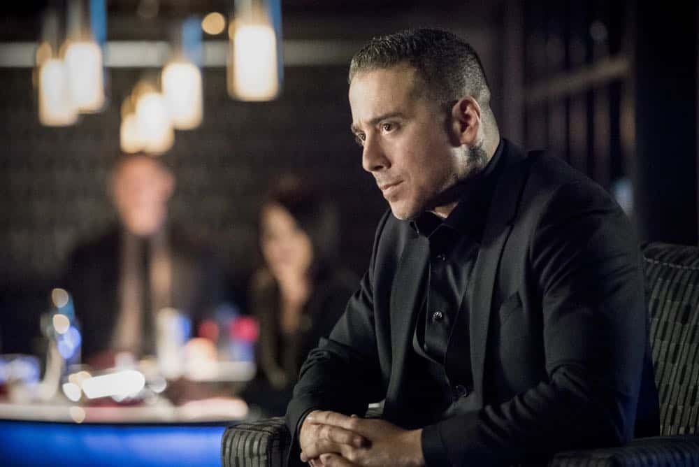 Arrow -- "The Dragon" -- Image Number: AR619a_0162.jpg -- Pictured: Kirk Acevedo as Ricardo Diaz -- Photo: Dean Buscher/The CW -- é 2018 The CW Network, LLC. All rights reserved.
