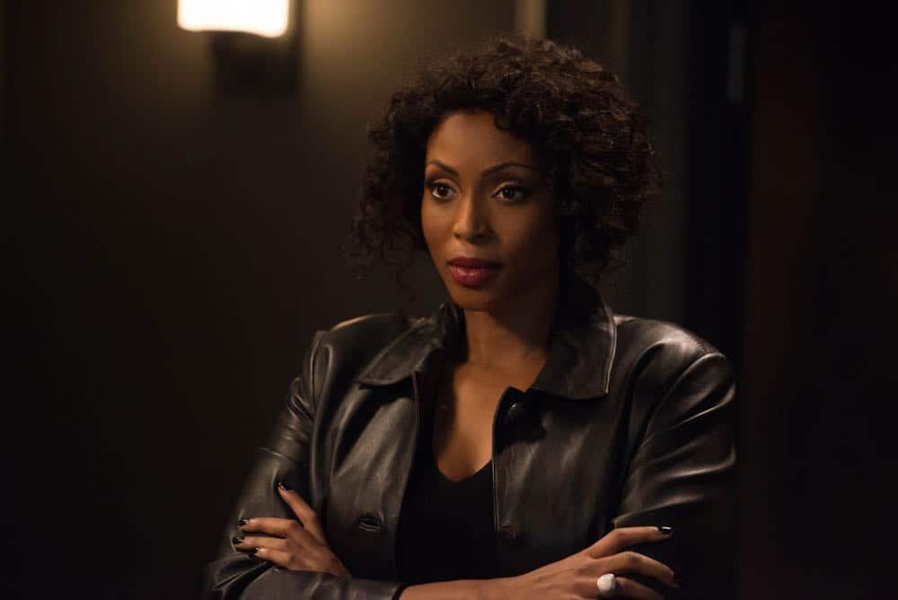 Supernatural -- "Funeralia" -- Image Number: SN1319a_0173b.jpg -- Pictured: Lisa Berry as Billie -- Photo: Diyah Pera/The CW -- é 2018 The CW Network, LLC. All rights reserved
