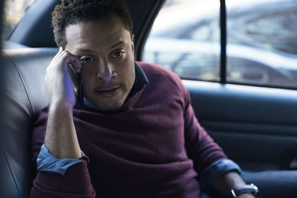 "Alters" -- As Eric and Zara provide risk assessment services at an investment bank, they are taken hostage by a gunman targeting a low-level accountant, and Eric must negotiate for their release, on RANSOM, Saturday, April 14 (8:00-9:00 PM, ET/PT) on the CBS Television Network. Pictured: Brandon Jay McLaren (Oliver Yates) Photo: Dávid Lukács é 2018 Ransom Television Productions Inc.