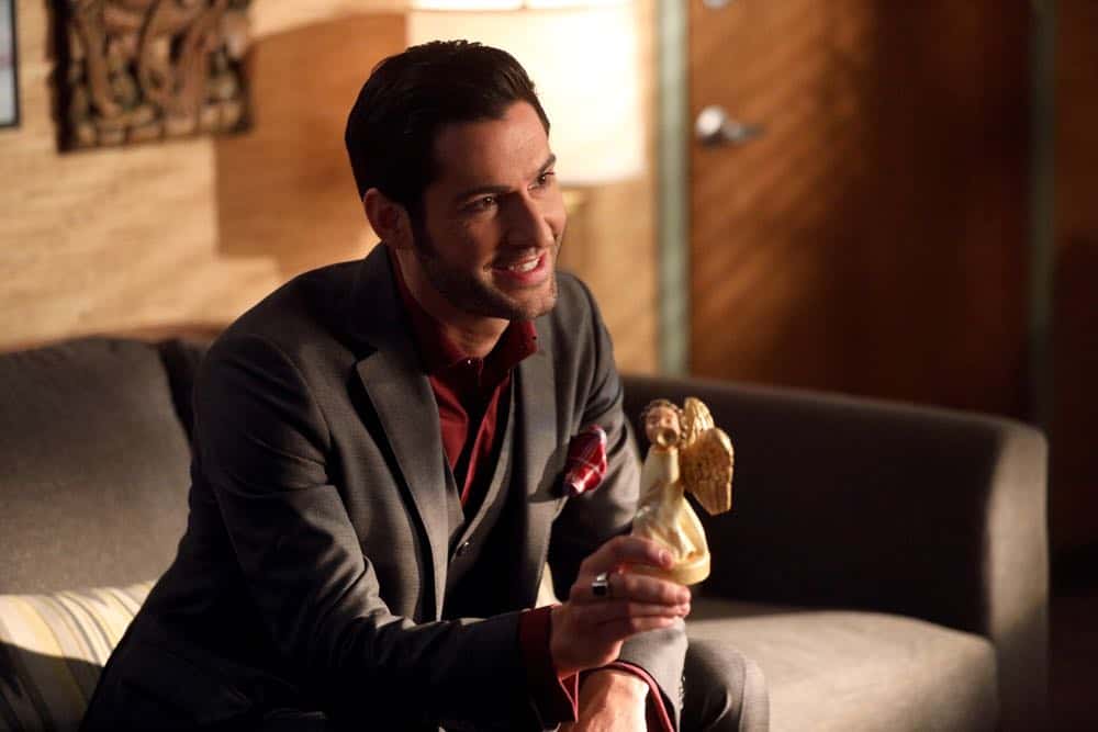 LUCIFER: Tom Ellis in the "The Angel of San Bernardino" episode of LUCIFER airing Monday, April 16 (8:00-9:00 PM ET/PT) on FOX. CR: FOX