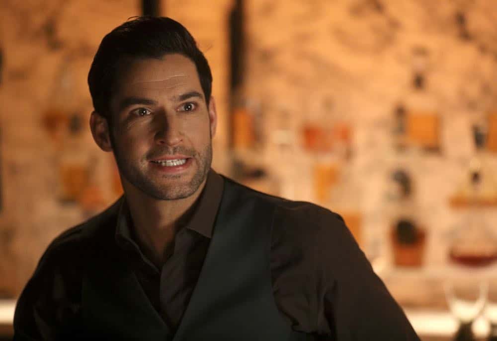 LUCIFER: Tom Ellis in the "The Angel of San Bernardino" episode of LUCIFER airing Monday, April 16 (8:00-9:00 PM ET/PT) on FOX. CR: FOX