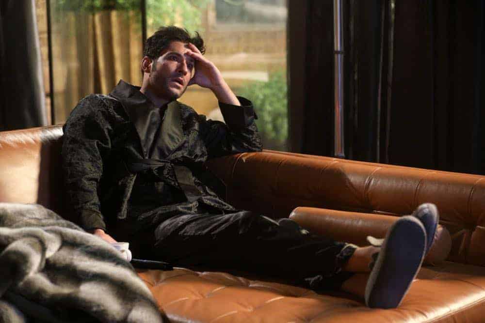 LUCIFER: Tom Ellis in the "The Angel of San Bernardino" episode of LUCIFER airing Monday, April 16 (8:00-9:00 PM ET/PT) on FOX. CR: FOX